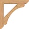 Ekena Millwork Legacy Slat Smooth Bracket w/ Offset Brace, Western Red Cedar, 7 1/2"W x 44"D x 44"H BKT0806X44X44LEC06SWR - alternate 4